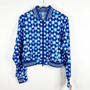 NWT Free People Movement Top Speed Water-Resistant Jacket Women's M Blue‎ Tennis thumbnail 2