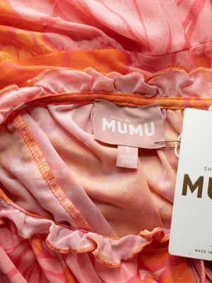 Show Me Your Mumu -‎ Viola Floral Mini Dress | Retro Pink & Orange Floral Print thumbnail 3