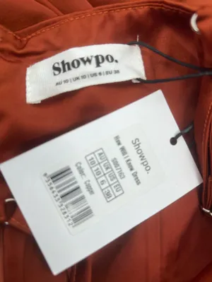 NWT SHOWPO how will I know‎ dress copper sz 6 thumbnail 5