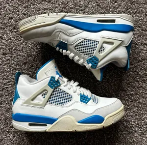 Air Jordan 4 Retro Military Blue 2012 Men’s 7.5 thumbnail 1