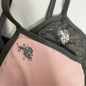 U.S. Polo Assn. bra set pink & gray size‎ XXL thumbnail 4