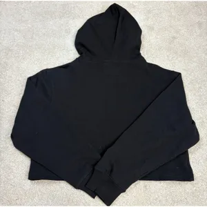 NWT Women's Mitchell & Ness Chicago Bulls Big Face 4.0 Cropped Hoodie Size L thumbnail 2