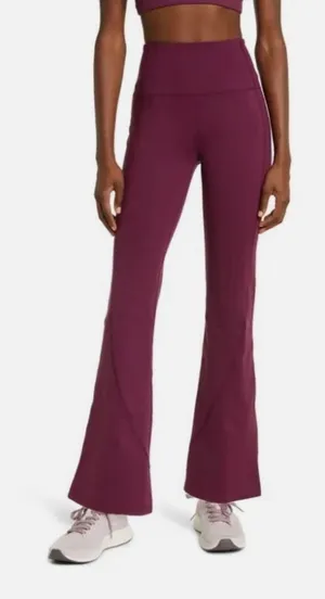 Z By Zella Cozy Perform Flare High Waist Pants Purple Nectar thumbnail 1