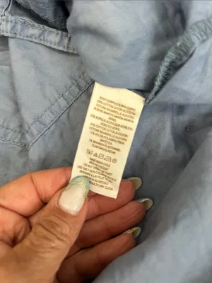We The Free Fair Isle Sleeve Chambray Button Down Shirt thumbnail 8