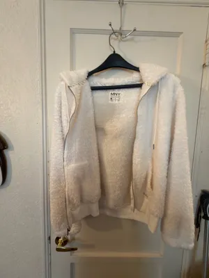 Hollister Plaid Sherpa Fleece Shirt Jacket Shacket thumbnail 3