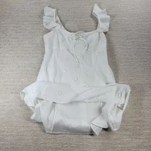 Princess Polly Besiana Broderie Anglaise Mini Sundress Sz 10 White Eyelet Ruffle thumbnail 16