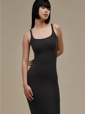 UGG Kenzie Black Sleeveless Maxi Slip Dress thumbnail 4