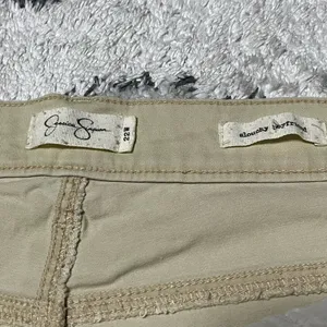 NWT 22W Plus Size Jessica Simpson Women’s Slouchy Boyfriend Khaki Ankle Cropped Chinos Pants thumbnail 8