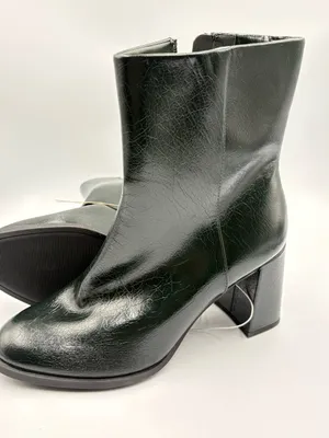 Memory Foam Women’s Black Mid Calf Block Heel Ankle Boots Size 9 NWT thumbnail 3