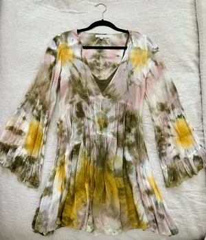 Young Fabulous and Broke Flowy Bell Sleeve Dress thumbnail 2