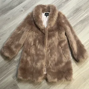 Express Teddy Jacket -‎ Tan thumbnail 1