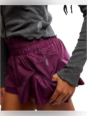 NWT Free People Movement Get Your Flirt On Black Cherry Size Large thumbnail 2