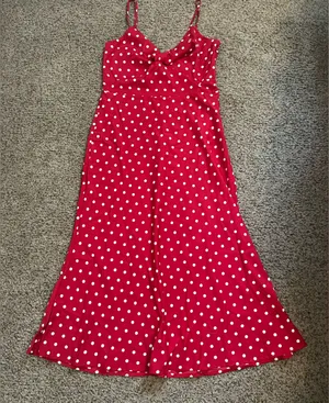SheIn Polka dot midi dress thumbnail 1