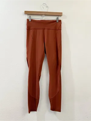 Lululemon Everlux & Mesh HR Tight 25" Dark Terracotta Leggings Size 6 thumbnail 5