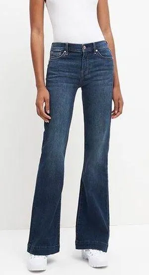 7 For All Mankind Jagger Jeans Dark Wash Boot Cut Jeans Size 28 thumbnail 1