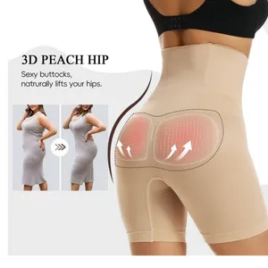 NWT ~ Shapewear High Waist Tummy Control Shorts Body Shaper Thigh Slimmer LARGE thumbnail 2