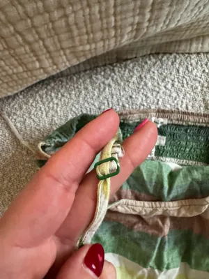 Aerie Green striped mini dress thumbnail 6