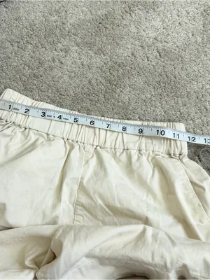 Everlane Women’s Organic Cotton The Easy Shorts Pull On Canvas in Ivory S thumbnail 10