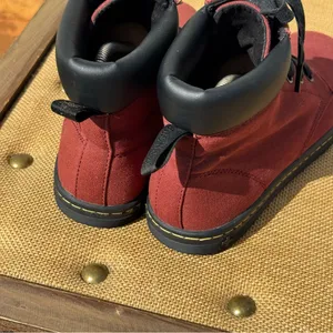 Dr. Martens Maelly Red Canvas Boots Women’s 8 EU 39 UK 6 Lace Up thumbnail 5