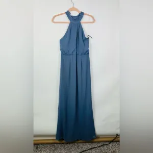 LULU'S Beyond Explanation Slate Grey‎ Maxi Dress Size Medium thumbnail 7