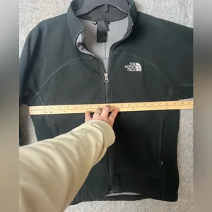 The North Face‎ Woman’s Size Large Black Fleece Full Zip Jacket thumbnail 5
