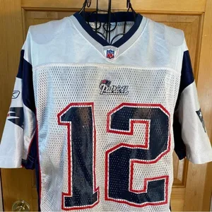 Reebok NFL Players Inc. Equipment on Field Tom Brady Patriots #12 Jersey XL thumbnail 1