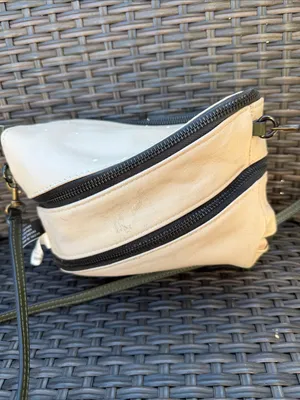 Marc Jacobs REVERSIBLE leather Crossbody / Creme /Hunter Green, GOAT leather thumbnail 14