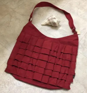 MURVAL Red Suede Bag thumbnail 1