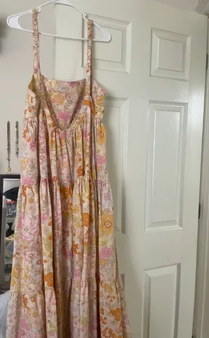 Free People Floral Maxi Sun Dress thumbnail 2