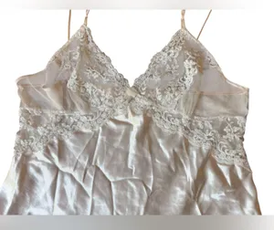 Belle Nuit Y2K Plus Pink Sheer Embroidered Floral Lace Lingerie Mini Slip Dress thumbnail 2