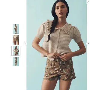 Anthropologie Maeve The Colette Shorts - Maize thumbnail 4
