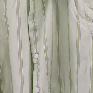 Eddie Bauer green striped button up shirt thumbnail 3