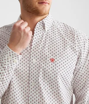 Men’s Ariat Destin Long Sleeve button down shirt Size medium- NWOT thumbnail 6