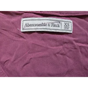 Abercrombie & Fitch Dress Womens Flutter Sleeve Pink Floral Button-UP Size XS thumbnail 4
