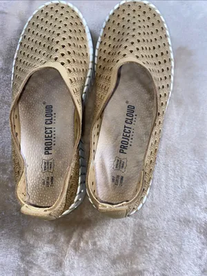 Women's Tan Slip-On Perforated Casual Sneakers thumbnail 5