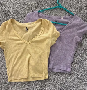 Pacsun duo crop tops thumbnail 1