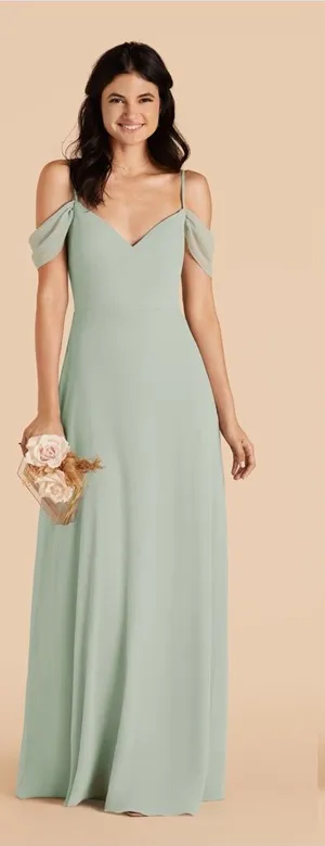 BIRDY GREY Devin Dress In Sage Chiffon thumbnail 1