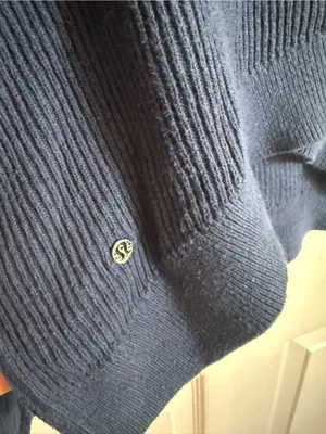 lululemon athletica navy crew neck sweater thumbnail 3