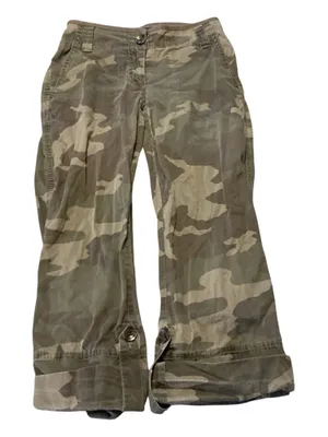 INC International Concepts Petite Camo Capris – Size 2P thumbnail 1