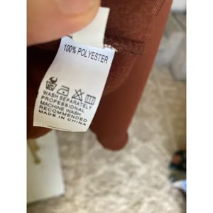 Rust Brown 1/4 Zip‎ Pullover Buttery Soft Cozy Lounge Travel Preppy Streetwear L thumbnail 4