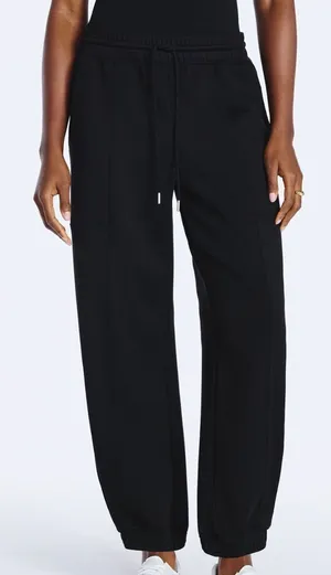 Scoop Women’s Black Drawstring Jogger Pants L thumbnail 1