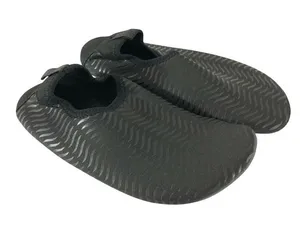 Womens Water Shoes Slip On Fabric Lightweight Striped Black 36/37 US 5/6 thumbnail 1