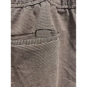 Old Navy Womens Brown Houndstooth Tapered Elastic Drawstring Waist Pants L thumbnail 5