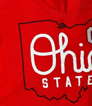 the ohio state university short sleeve v-neck tshirt, size medium thumbnail 4