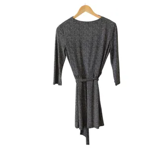 Ralph Lauren LRL Herring Bone Long Sleeve‎ Belted Dress - Women's 2 thumbnail 2