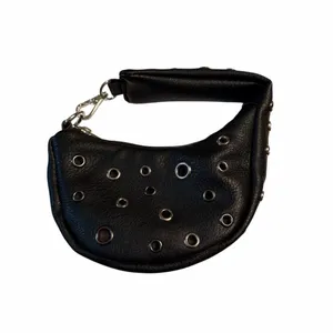 Free people Black Cresant Shape Carryall Bag Charm.NWT thumbnail 6