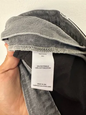 Derek Lam Crosby Maja Barrel Leg Gray Wash Jean Women’s Sz 26 thumbnail 8