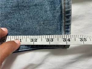 Abercrombie & Fitch | the slim straight ultra high rise jeans in extra long thumbnail 10