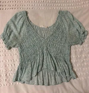 Victoria + Sophia Light Blue Top thumbnail 1