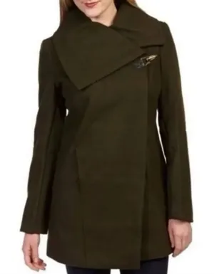 Sam Edelman Olive Green Wool Blend Jacket(Size Small) thumbnail 1